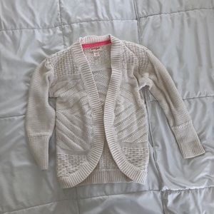 Cat and Jack ivory cardigan
